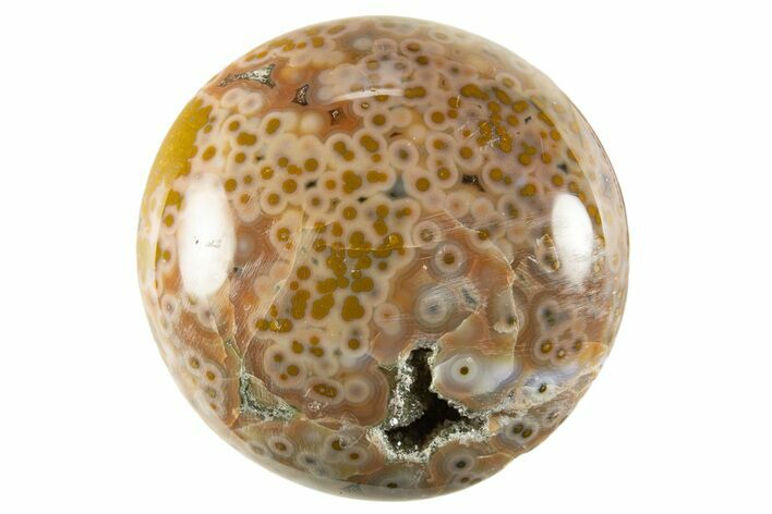 Polished Ocean Jasper Stone - Madagascar #330001